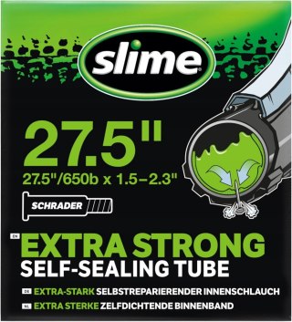 DĘTKA ROWEROWA USZCZALNIAJĄCA ANTYPRZEBICIOWA SLIME 27,5x2.0-2.4 AUTO