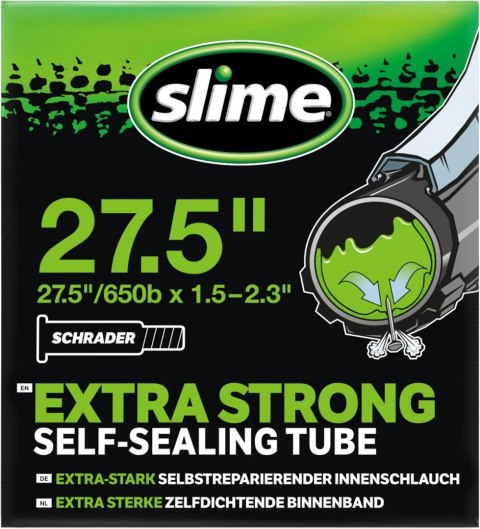 DĘTKA ROWEROWA USZCZALNIAJĄCA ANTYPRZEBICIOWA SLIME 27,5x2.0-2.4 AUTO
