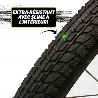 DĘTKA ROWEROWA USZCZALNIAJĄCA ANTYPRZEBICIOWA SLIME 27,5x2.0-2.4 AUTO