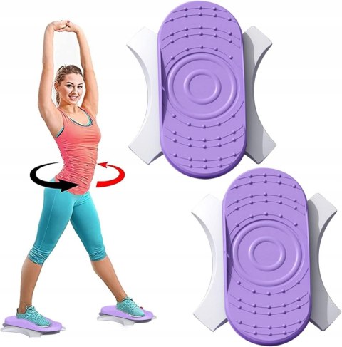 DYSKI DO BALANSOWANIA ĆWICZEŃ FITNESS TWIST BOARD WAIST DISC