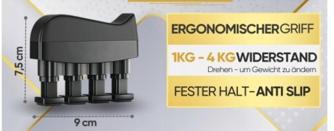 FINGER GRIPPER PROFESJONALNY PRZYRZĄD DO ĆWICZEŃ REHABILITACJA PALCÓW DŁONI