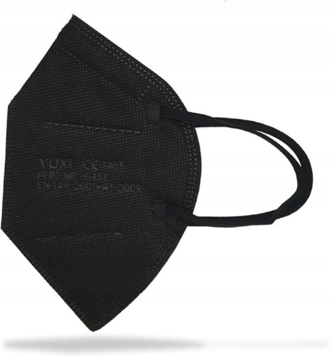 MASKA MASECZKA OCHRONNA FFP2 EN 149:2001 A1:2009 CZARNA 10 SZTUK