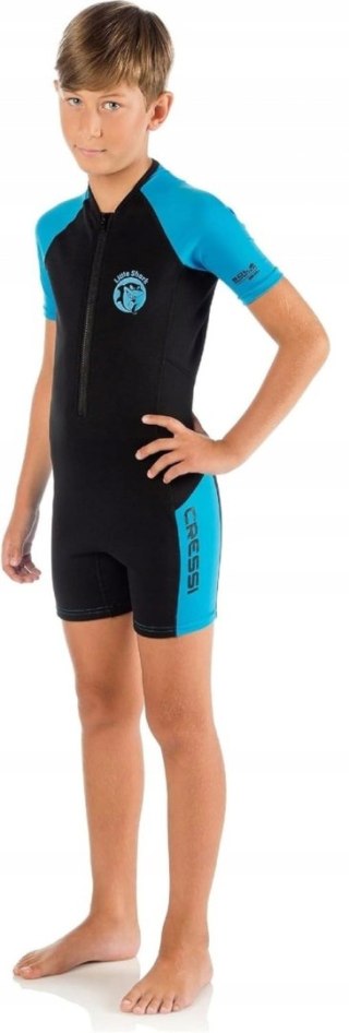 PIANKA NEOPRENOWA DZIECIĘCA KRÓTKA CRESSI LITTLE SHARK 2MM 11/12 LAT
