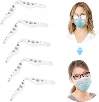 SILIKONOWE MOSTKI KLIPSY NA NOS PRZECIW PAROWANIU SZKIEŁ