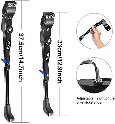 STOPKA ROWEROWA PODPÓRKA NÓŻKA DO ROWERU REGULOWANA 24-27" TYLNA + DZWONEK