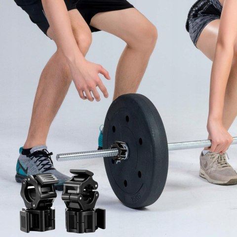 ZACISKI SZCZĘKOWE KLAMROWE NA GRYF OLIMPIJSKI SZTANGĘ 25MM HANTLE 2 SZTUKI