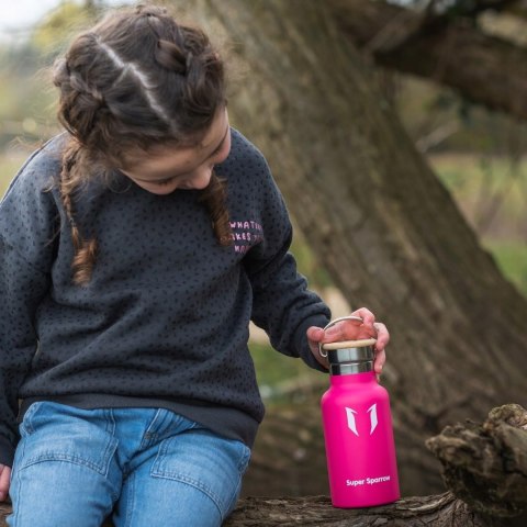 BIDON TERMICZNY BUTELKA NA WODĘ TERMOS SUPER SPARROW 620ML