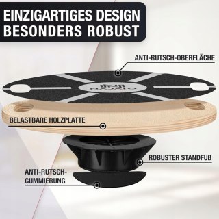 DESKA DO BALANSOWANIA BALANCE BOARD PLATFORMA DO ĆWICZEŃ TRENING RÓWNOWAGI