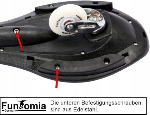 DESKOROLKA WAVEBOARD FUNTOMIA ABEC-9 DO 120KG ŁOŻYSKA KULKOWE