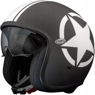 KASK MOTOCYKLOWY OTWARTY RETRO PREMIER VINTAGE STAR 9 BM R. S 55-56CM