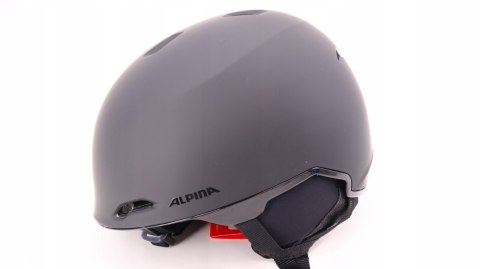 KASK NARCIARSKI SNOWBOARDOWY ALPINA MAROI 57-61CM CZARNY MAT