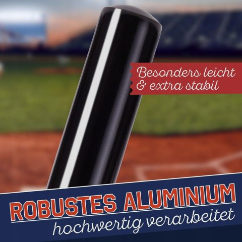 KIJ BASEBALLOWY BAT ALUMINIOWY 32 CALE 81CM NAJATO CZARNY