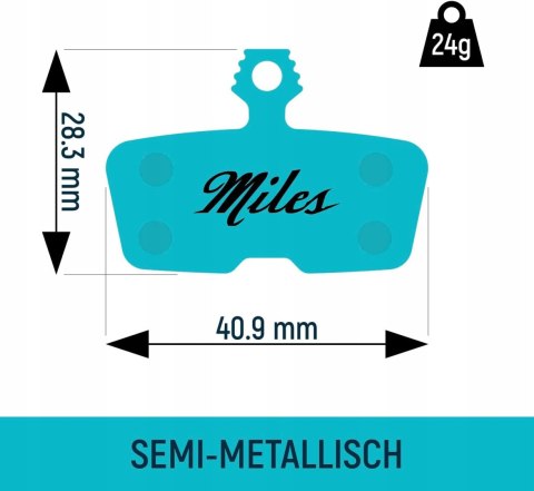 KLOCKI HAMULCOWE ROWEROWE MILES RACING AVID CODE GUIDE RE
