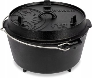 KOCIOŁEK GARNEK ŻELIWNY NA NÓŻKACH PETROMAX FT9 7,5L DUTCH OVEN