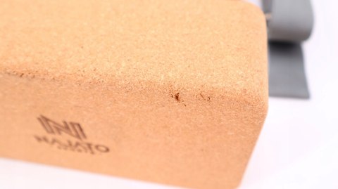 KOSTKA KLOCEK DO JOGI PILATES FITNESS BLOK DO ĆWICZEŃ 2 SZTUKI KORKOWY