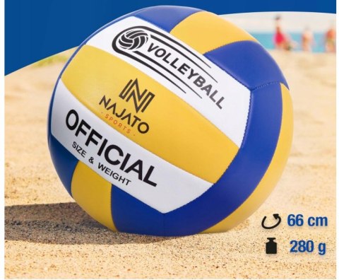 PIŁKA DO SIATKÓWKI SIATKOWA DO SIATKI TRENINGOWA 66CM NAJATO SPORTS