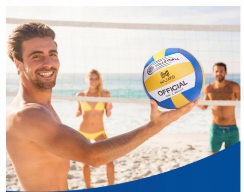 PIŁKA DO SIATKÓWKI SIATKOWA DO SIATKI TRENINGOWA 66CM NAJATO SPORTS