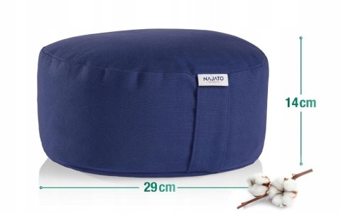 PODUSZKA DO MEDYTACJI JOGI OKRĄGŁA Z GRYKĄ SIEDZISKO DO RELAKSU NAJATO