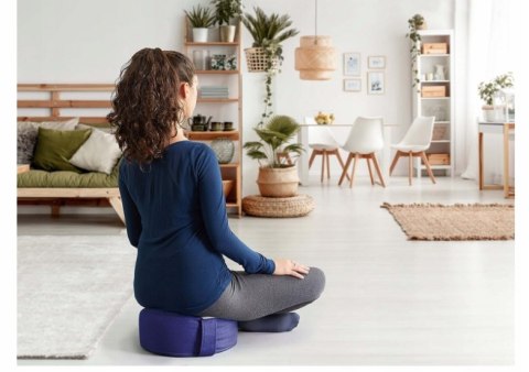 PODUSZKA DO MEDYTACJI JOGI OKRĄGŁA Z GRYKĄ SIEDZISKO DO RELAKSU NAJATO