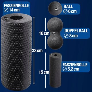 ROLLER WAŁEK DO MASAŻU FITNESS DUOBALL PIŁKA NAJATO ZESTAW EPP