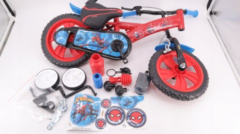 ROWER ROWEREK DZIECIĘCY 12" ATLAS MARVEL SPIDERMAN KÓŁKA BOCZNE