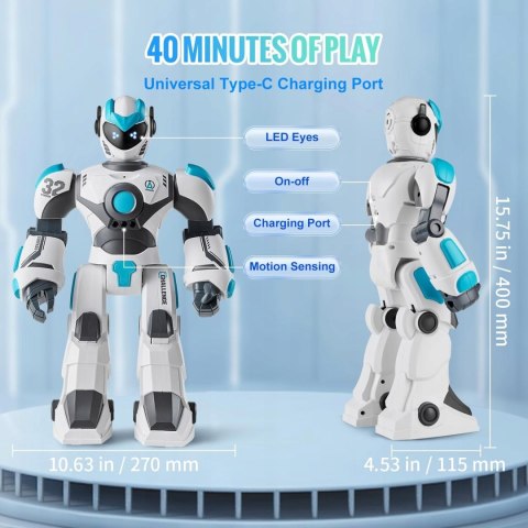 ZDALNIE STEROWANY ROBOT RC VEVOR ATTACER 2,4 GHz Z CZUJNIKIEM GESTÓW