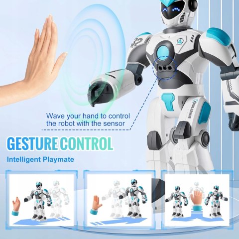 ZDALNIE STEROWANY ROBOT RC VEVOR ATTACER 2,4 GHz Z CZUJNIKIEM GESTÓW