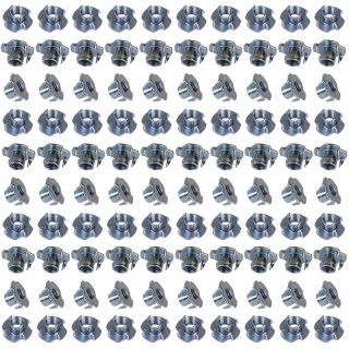 20x NAKRĘTKA PAZURKOWA M10 KŁOWA WBIJANA OCYNK OCYNKOWANA TNUT 13MM