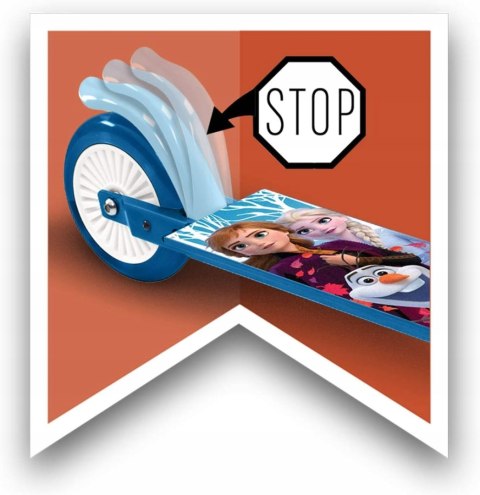 HULAJNOGA SKŁADANA DZIECIĘCA DWUKOŁOWA FROZEN II KRAINA LODU