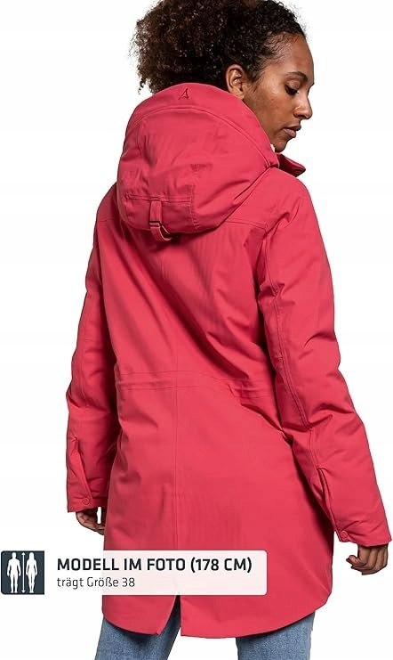 KURTKA DAMSKA ZIMOWA SCHOFFEL ROTTERDAM PARKA R. 40
