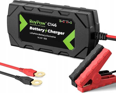 ŁADOWARKA AKUMULATORÓW LIFEPO4 ROYPOW C146 14,4V 10A