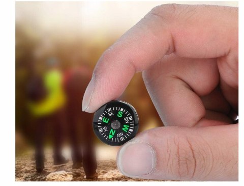 MINI KIESZONKOWY KOMPAS TURYTYCZNY NA ZEWNĄTRZ DOKŁADNY 20MM