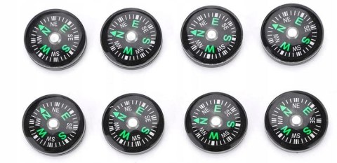 MINI KIESZONKOWY KOMPAS TURYTYCZNY NA ZEWNĄTRZ DOKŁADNY 20MM