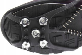 RACZKI TURYSTYCZNE NA BUTY NAKŁADKI ANTYPOŚLIZGOWE KOLCE 37-43