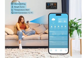 RADIOWA STACJA POGODOWA NA 5 DNI Z CZUJNIKIEM ZEWNĘTRZNYM VIFLYKOO