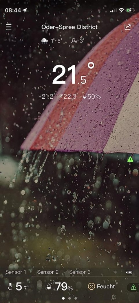 STACJA POGODOWA CZUJNIK TECHNOLINE WD2000 WIFI LCD