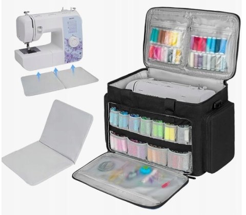 TORBA NA MASZYNĘ DO SZYCIA I AKCESORIA WÓZEK NA KÓŁKACH LEFOR.Z