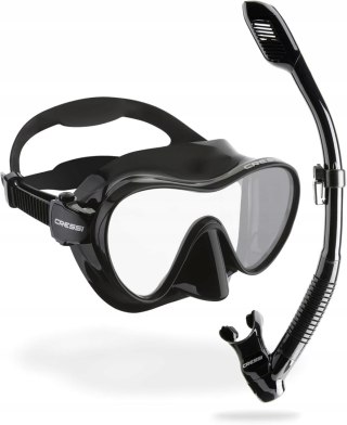 ZESTAW DO NURKOWANIA RURKA FAJKA MASKA F1 SNORKELING CRESSI