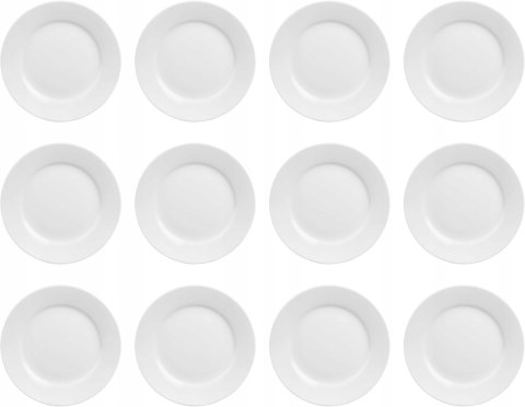 11x TALERZ DESEROWY PORCELANOWY CC208 228MM OLYMPIA 11 SZTUK