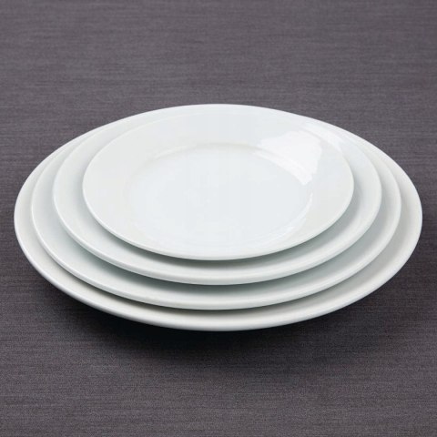 11x TALERZ DESEROWY PORCELANOWY CC208 228MM OLYMPIA 11 SZTUK