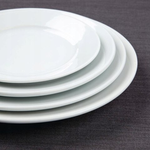 11x TALERZ DESEROWY PORCELANOWY CC208 228MM OLYMPIA 11 SZTUK