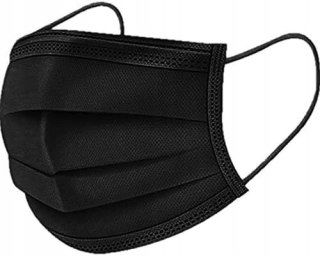 20x MASECZKA MASKA OCHRONNA FFP2 4-WARSTWOWA CZARNA URUSANA 20 SZTUK