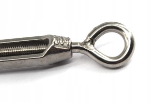 3x ŚRUBA RZYMSKA STAL NIERDZEWNA OKO-HAK M10 ZKSM 3 SZTUKI