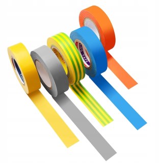 6x TAŚMA IZOLACYJNA IZOLACJA 17MM 20M DUCT TAPE 6 SZTUK