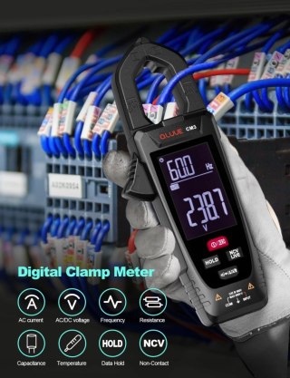 CYFROWY MULTIMETR CĘGOWY KIESZONKOWY MIERNIK PRĄDU CM3