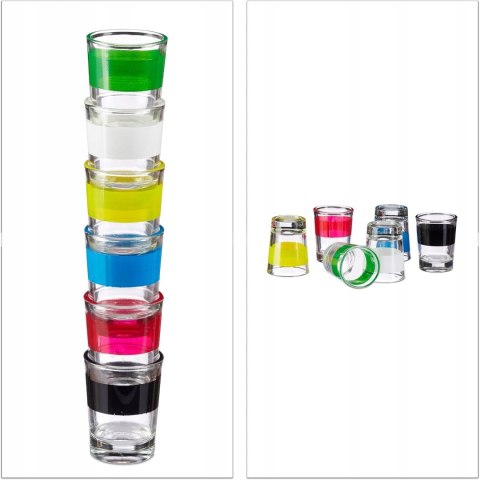 IMPREZOWE BINGO GRA TOWARZYSKA IMPREZOWA KIELISZKI SHOT RELAXDAYS