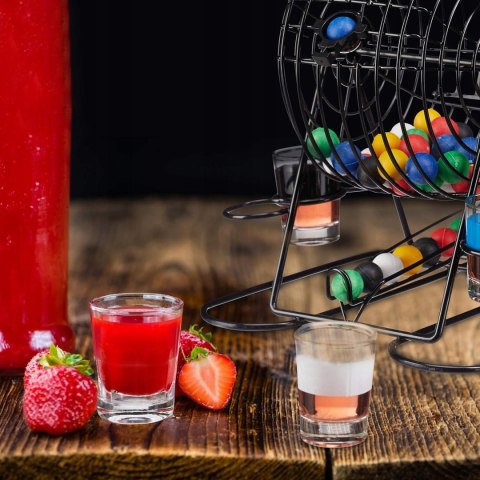 IMPREZOWE BINGO GRA TOWARZYSKA IMPREZOWA KIELISZKI SHOT RELAXDAYS