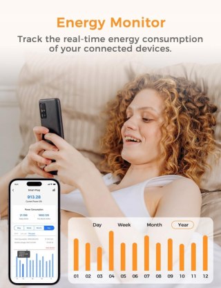 INTELIGENTNE GNIAZDO SMART WIFI PLUG REFOSS MSS210P 4 SZTUKI