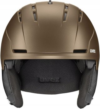 KASK NARCIARSKI SNOWBOARDOWY UVEX STANCE 54-58CM BROWN-BLACK MATT