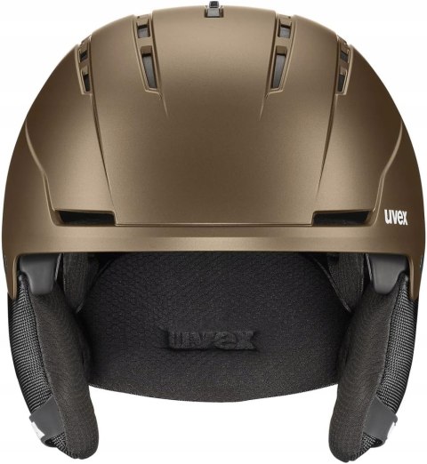 KASK NARCIARSKI SNOWBOARDOWY UVEX STANCE 54-58CM BROWN-BLACK MATT